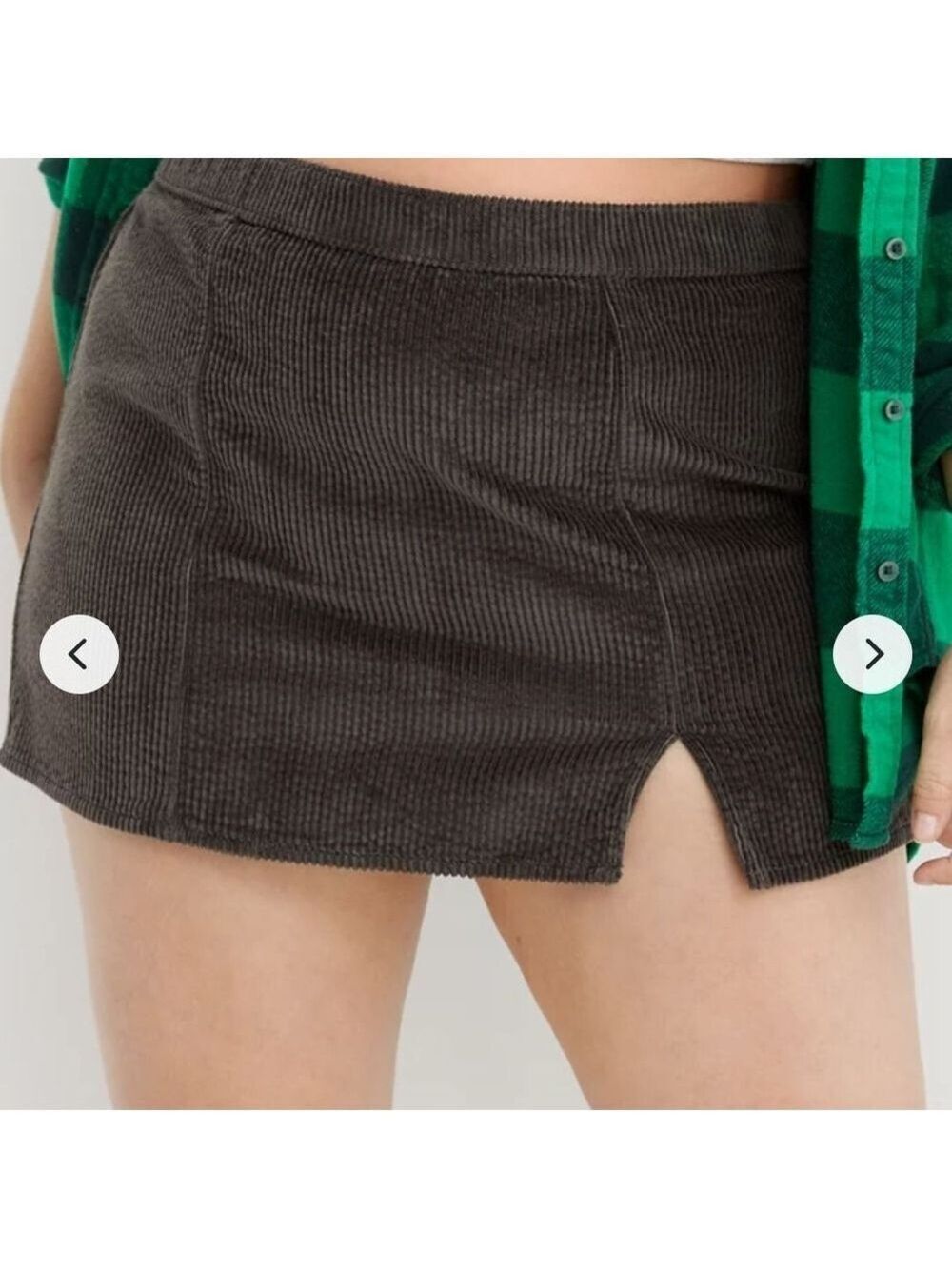 Aerie Corduroy Mini Skirt, L